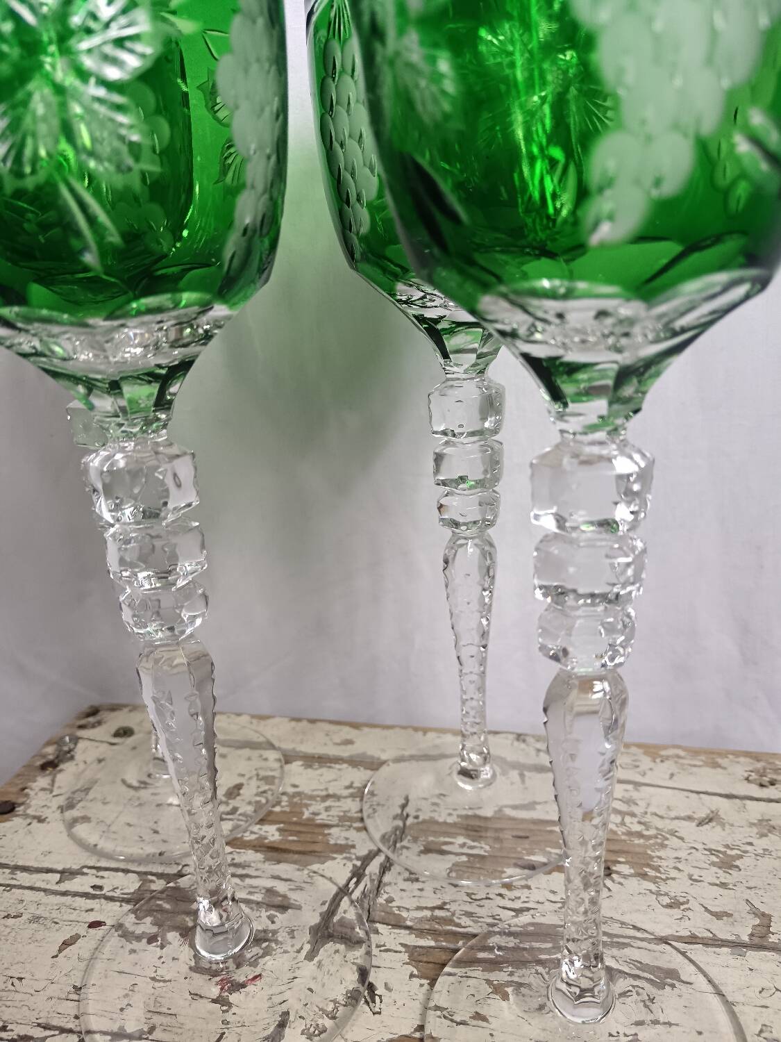 Lot de 4 verres cristal.