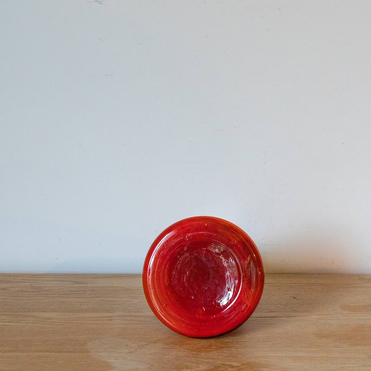 Blown glass carafe circa 1990