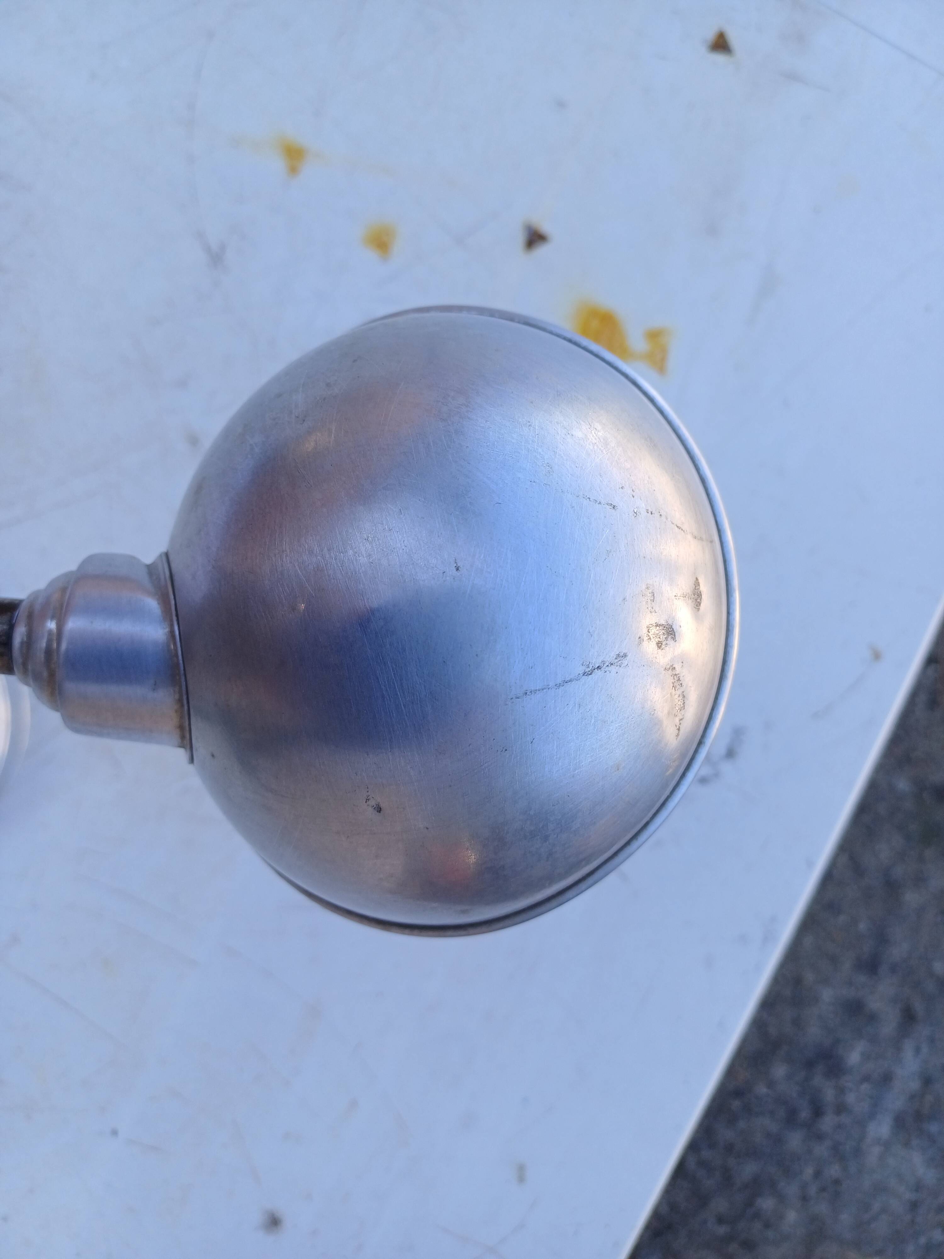 Vintage Aluminum Lamp from the 60s