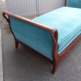Empire daybed in mahogany gooseneck
