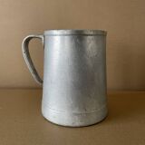 Old aluminum pitcher