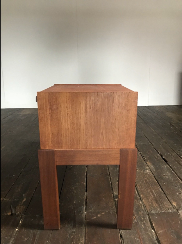 Teak phone bench