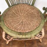 Peacock adult rattan armchair