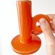 Varnished ceramic candle holder