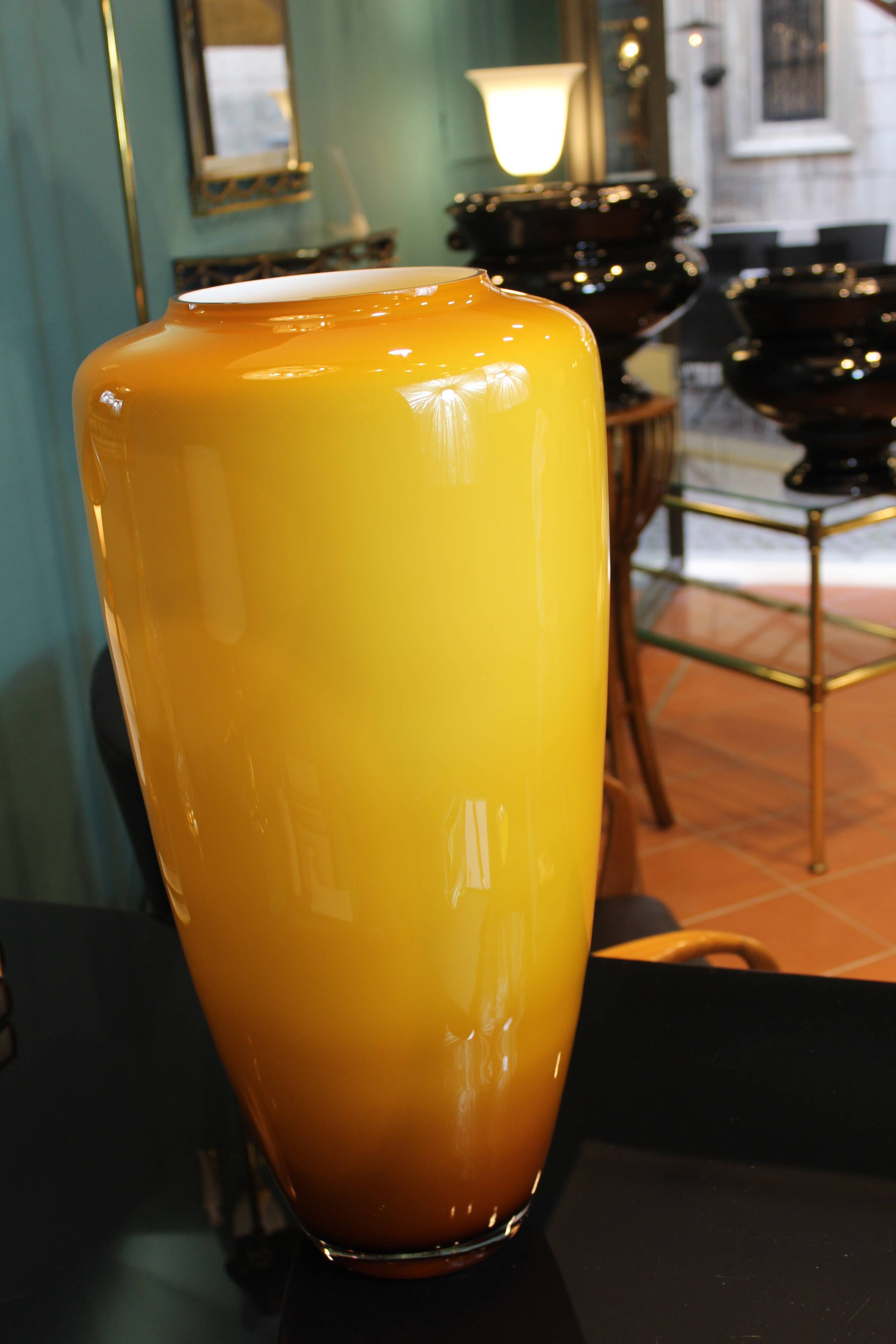 Italian Murano Glass Vase, 1970s