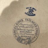 Iron earth tureen, Hirondelle model from the Lafitte factory in Bordeaux - old earthenware