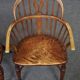 Ensemble de deux fauteuils Windsor, dossier bas anglais, 19ème siècle