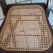Chaise pliante en bois et cannage style anglais