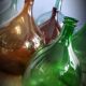 Demijohn 20L light green round PEAR