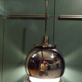 Chrome metal mushroom lamp