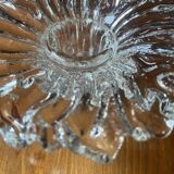 Pair of vintage Scandinavian sunflower candlesticks from the 70s