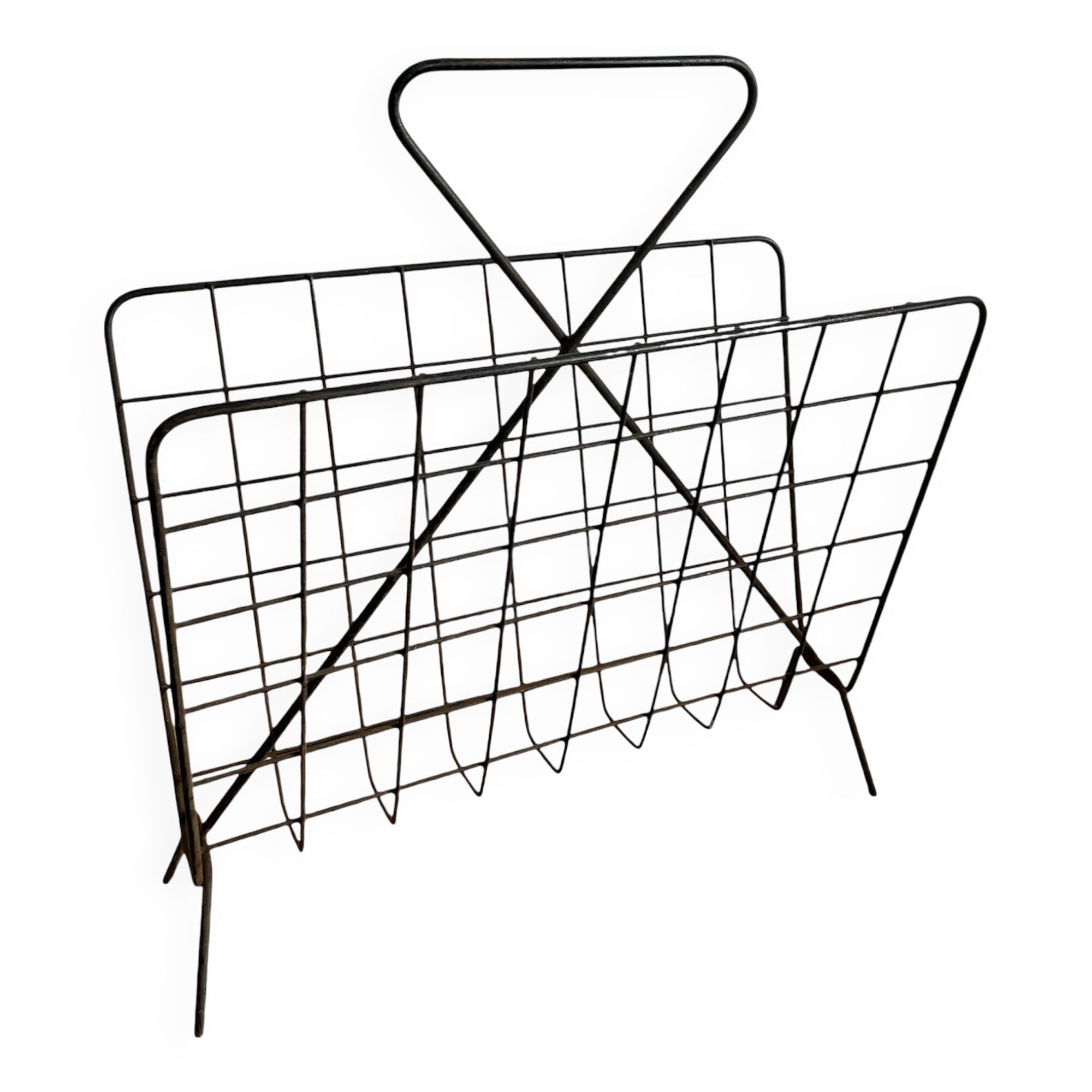 60s Wire Magazine Rack
