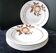 6 Assiettes plates faïence de Saint Amand  Modèle 4004