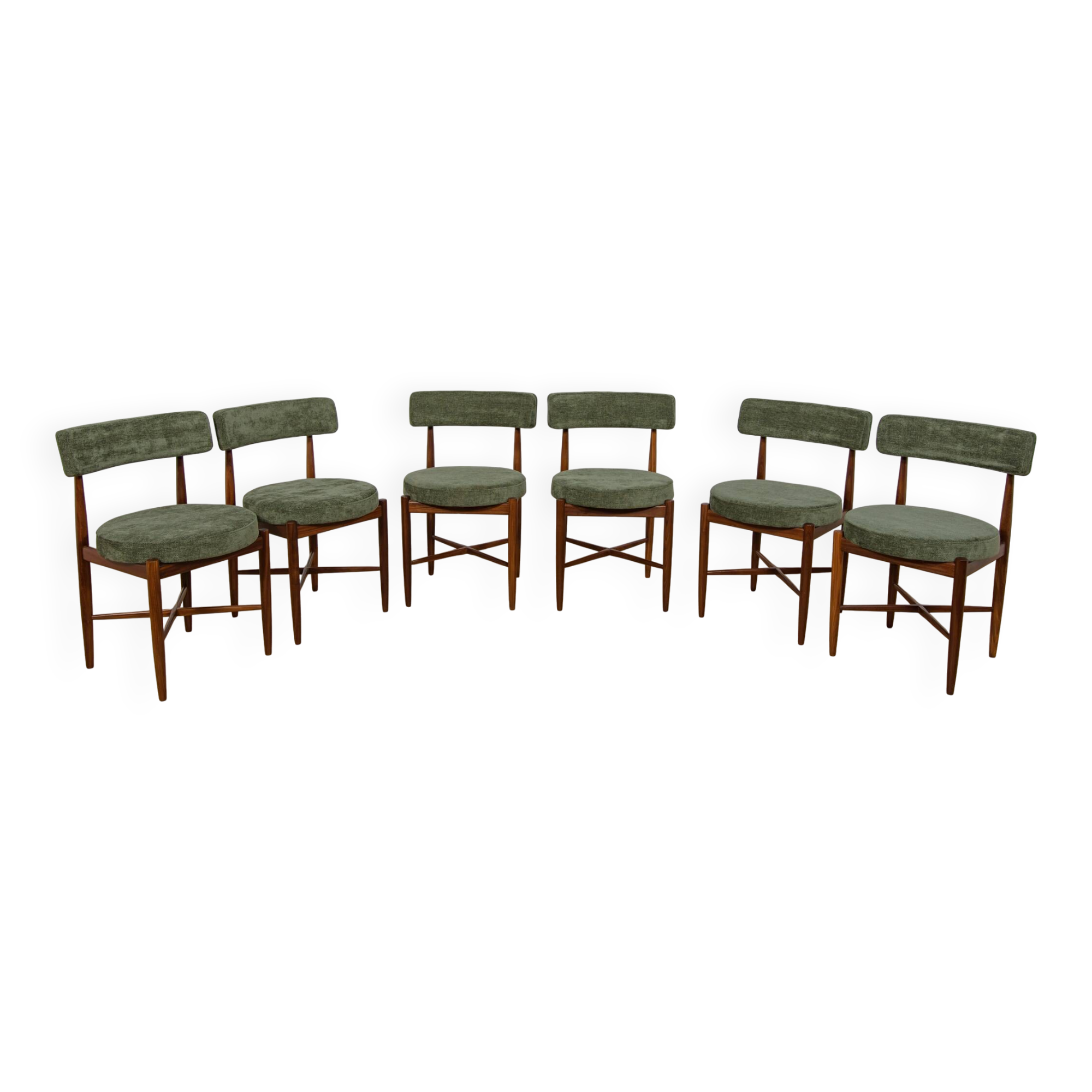 Mid-Century Teak Dining Chairs by Ib Kofod Larsen for G-Plan, 1960s.