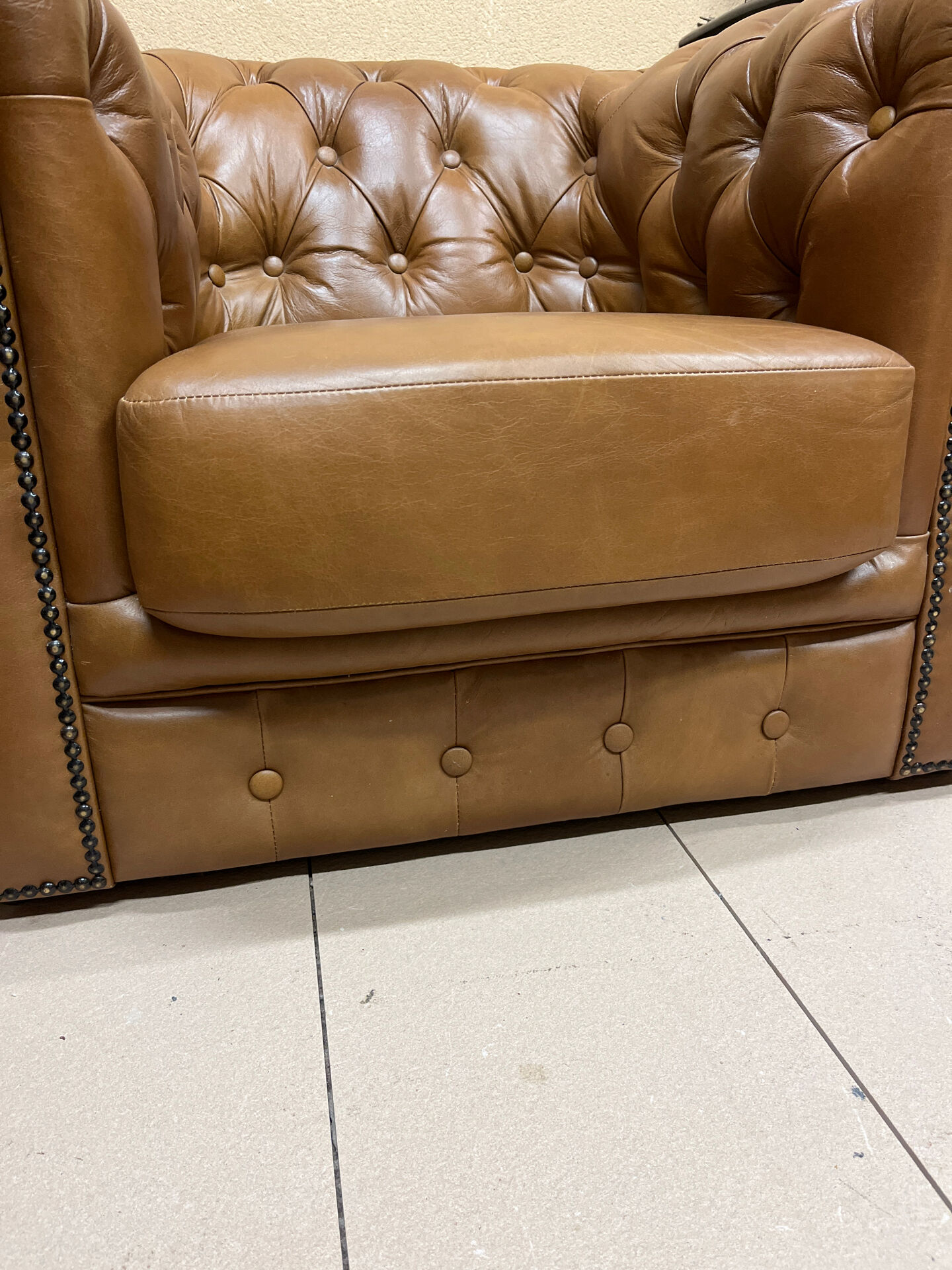 Chesterfield armchair