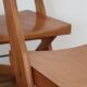 Set of 4 folding chairs in wood 70