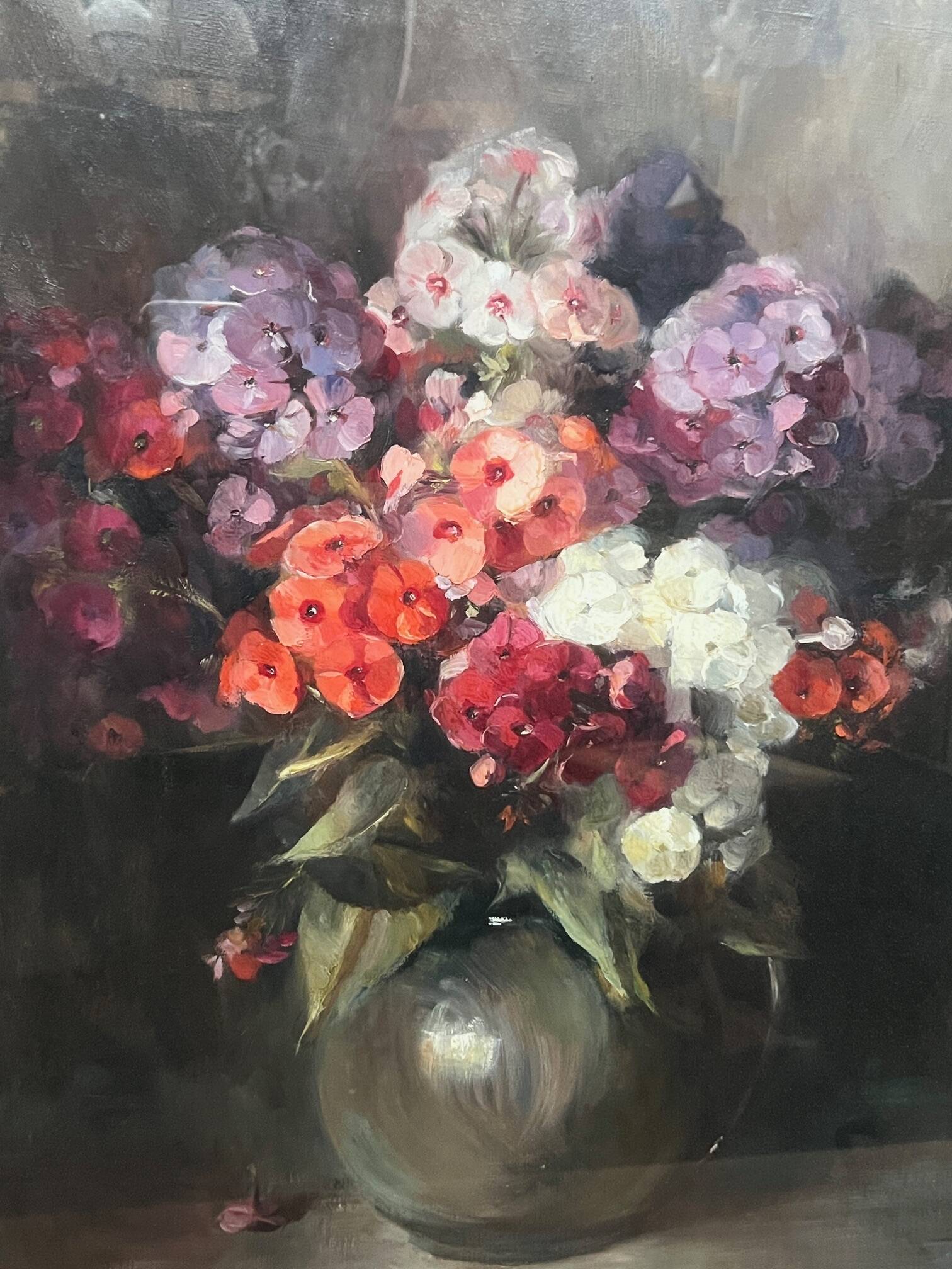 Andrée Marissal-Calberg, "Hydrangeas in a vase".