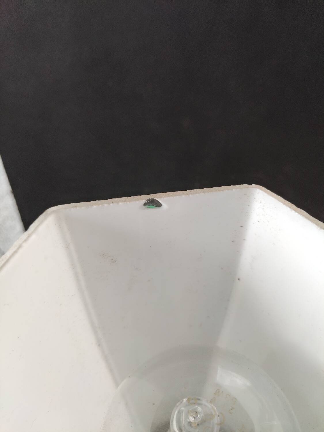 Hammered wrought iron lamp with white opaline Handmade craftsmanship