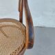 Fauteuil canné et bois courbé style Thonet Fischel, années 30