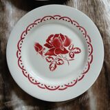 9 mismatched antique dinner plates