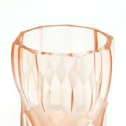 Art Deco vase, crystal, Moser, Czechoslovakia, 1930s
