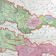 Vintage School Map Of Czechoslovakia In 1939 1945, 1960s