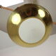 Mid-Century brass pendant/ Zukov, 1950's.