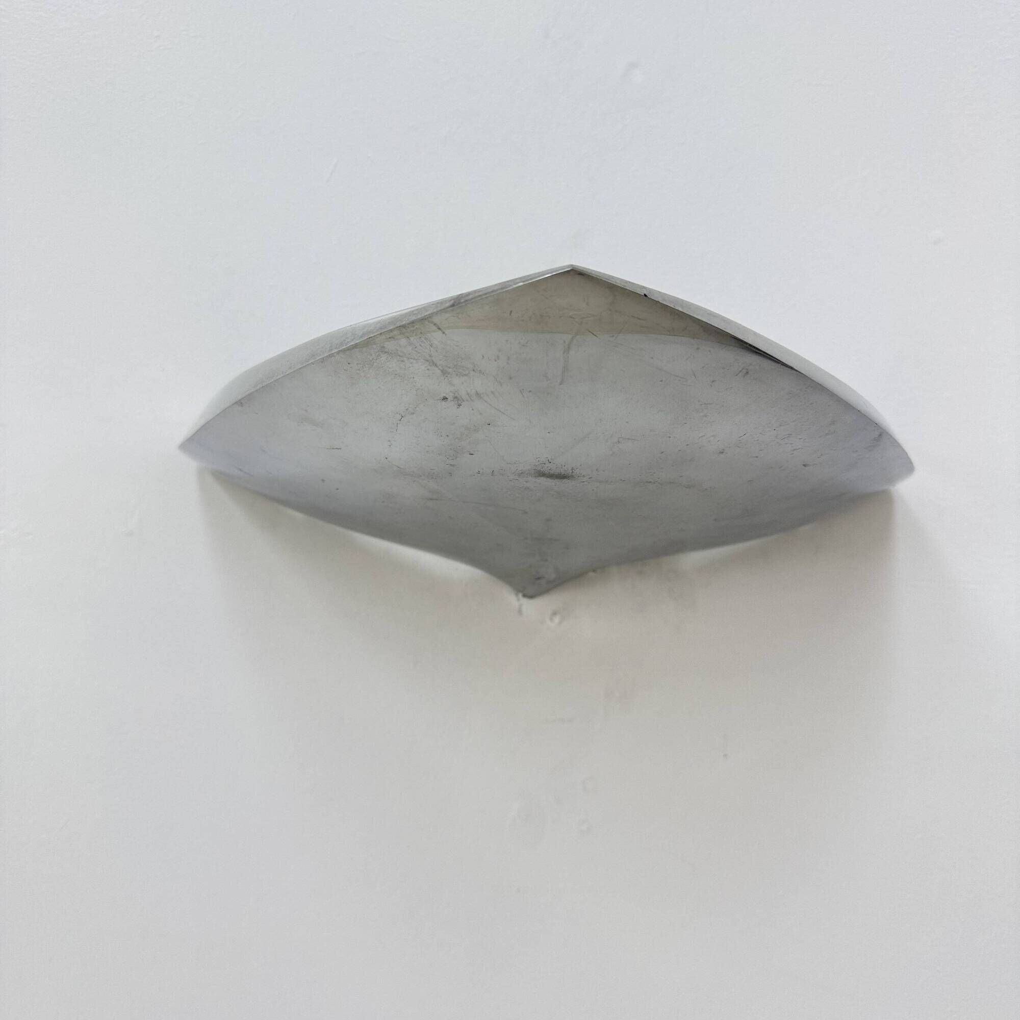 Modern French Polished Chrome wall Lamp by LG, Paris France