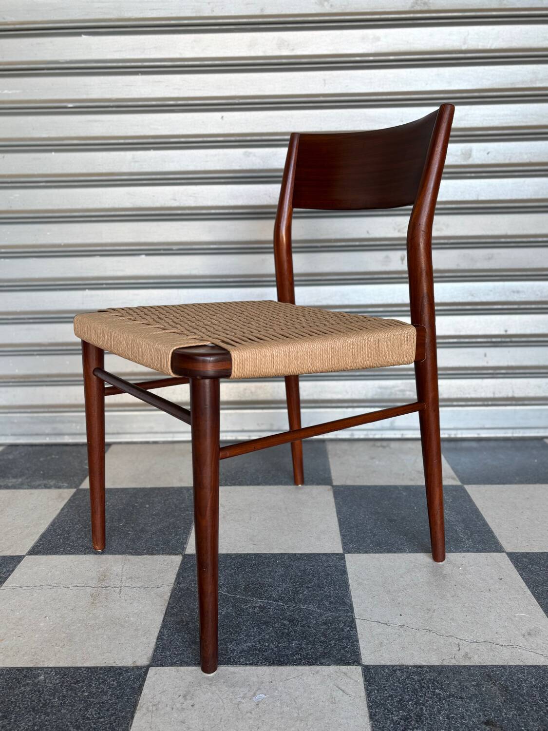 Set of 5 chairs from the 1950s designed by Georg Leowald.