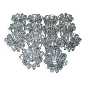 Reims crystal bulb candle holders