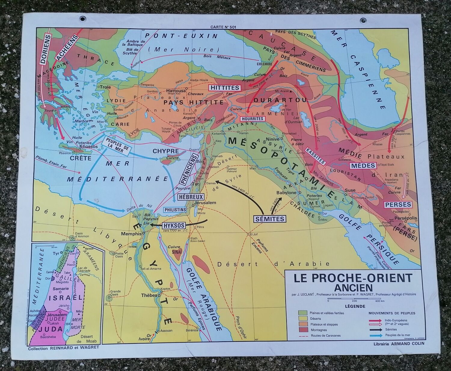 Ancient map Armand Colin History Near East Ancient and Ancient Egypt