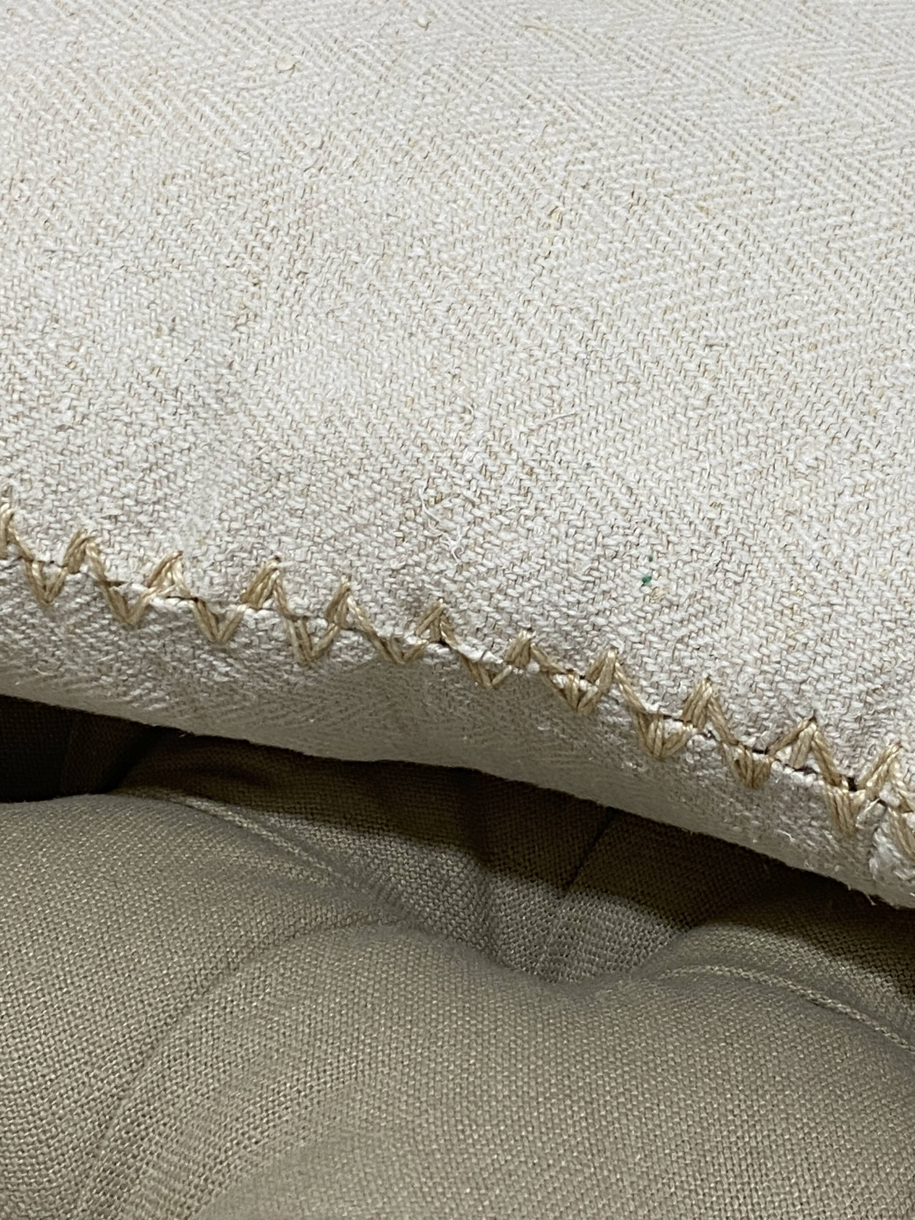 Kilim style cushion with hand embroidery