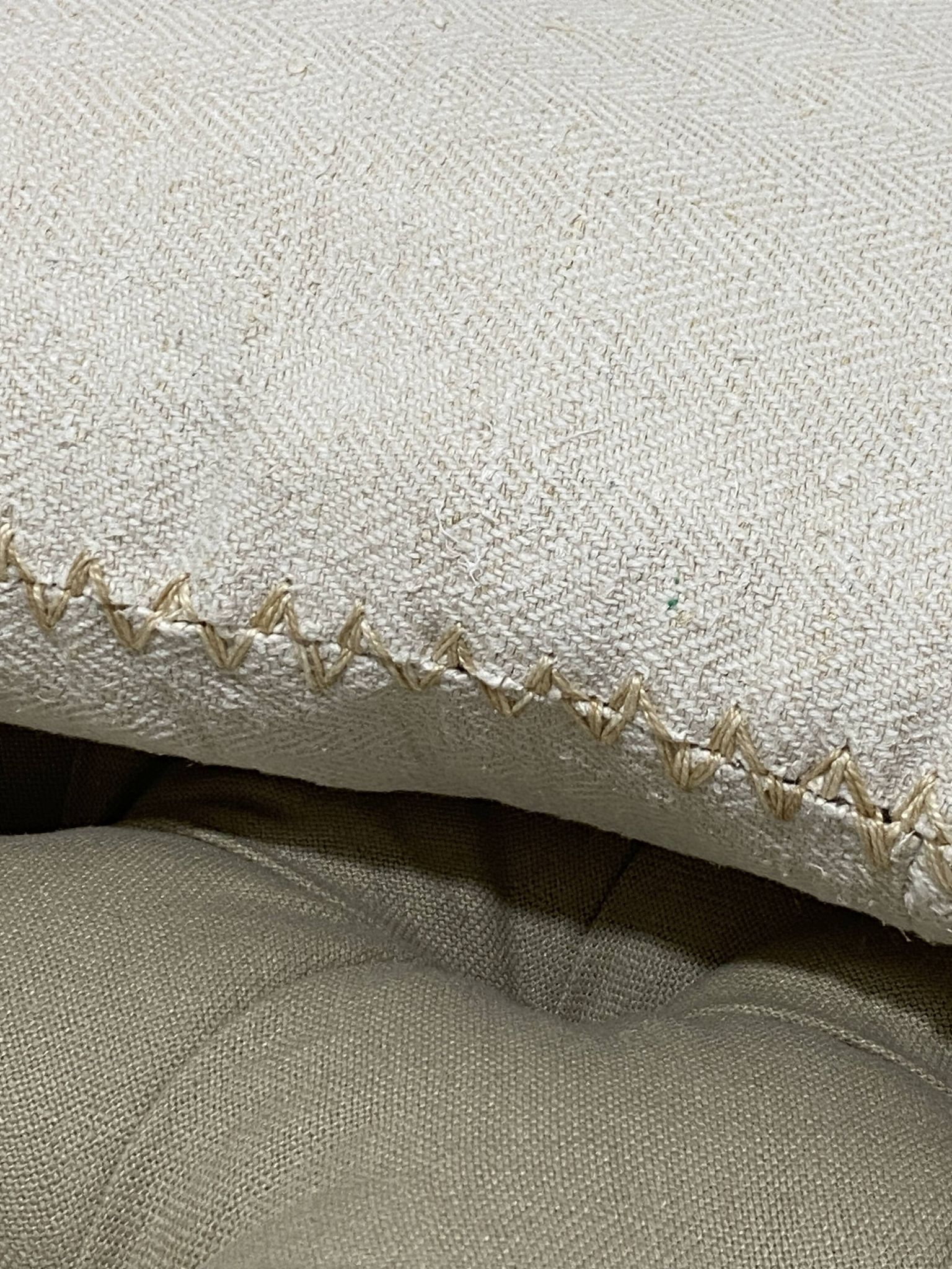 Kilim style cushion with hand embroidery