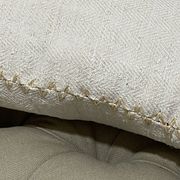 Kilim style cushion with hand embroidery