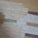 Vintage yellow Scandinavian kilim rug