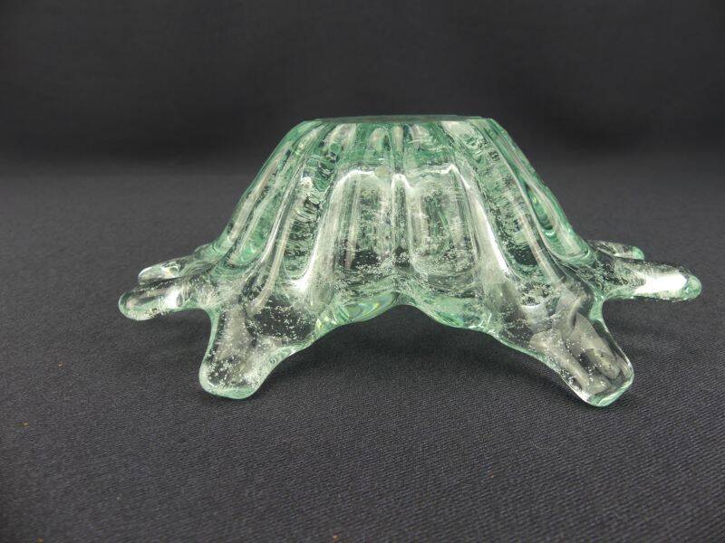 Coupe vide-poche en verre bullé
