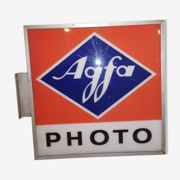 Agfa double-sided sign