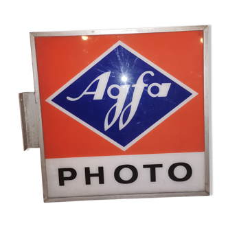 Enseigne double face agfa