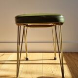 Tabouret vintage pied eiffel