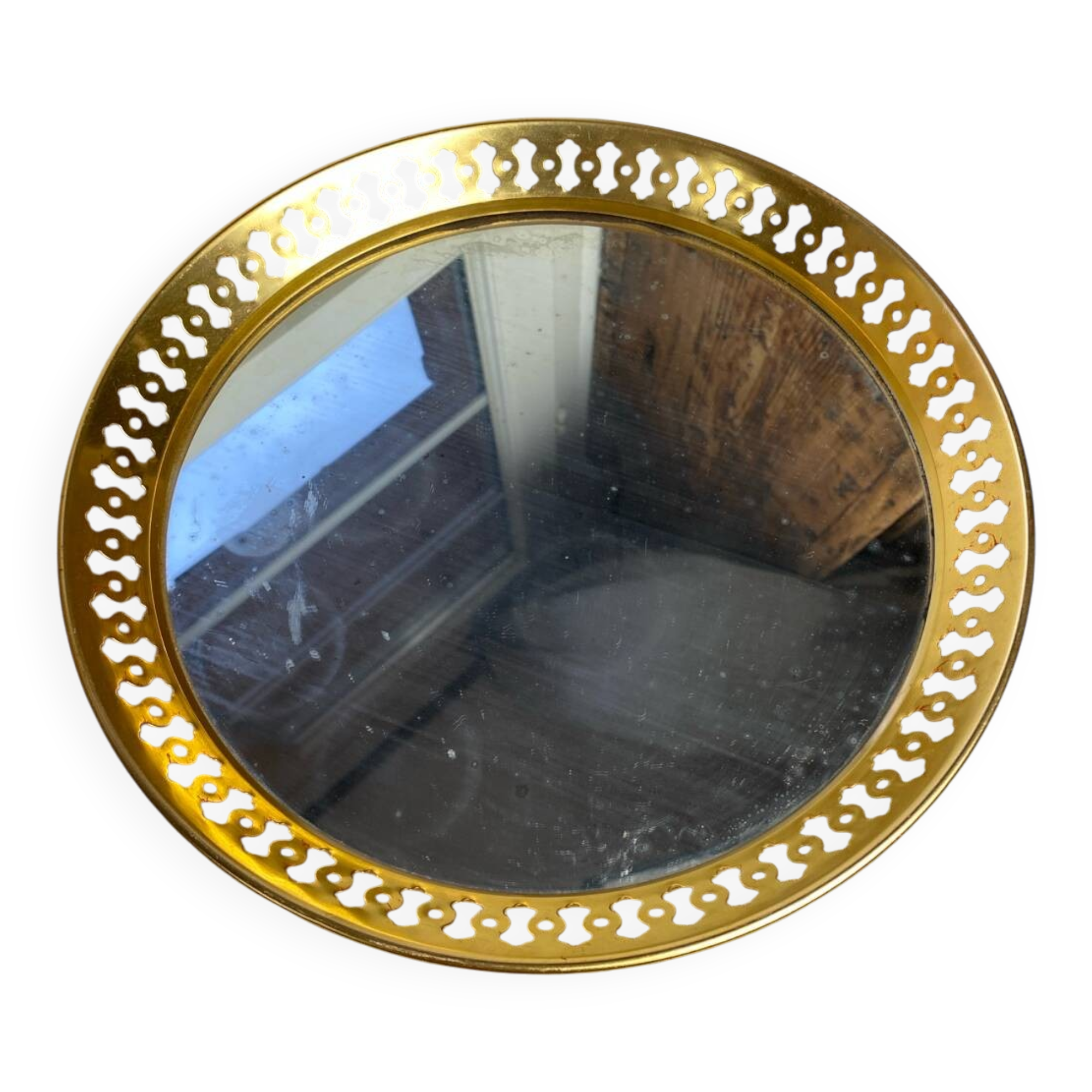 Oxydor mirrored tray, 1950s/60s