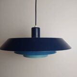 Troika in blue metal, Bent Karlby for Lyfa, Denmark 1960