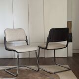 Pair of vintage cantilever chairs Eurosit - Space Age style