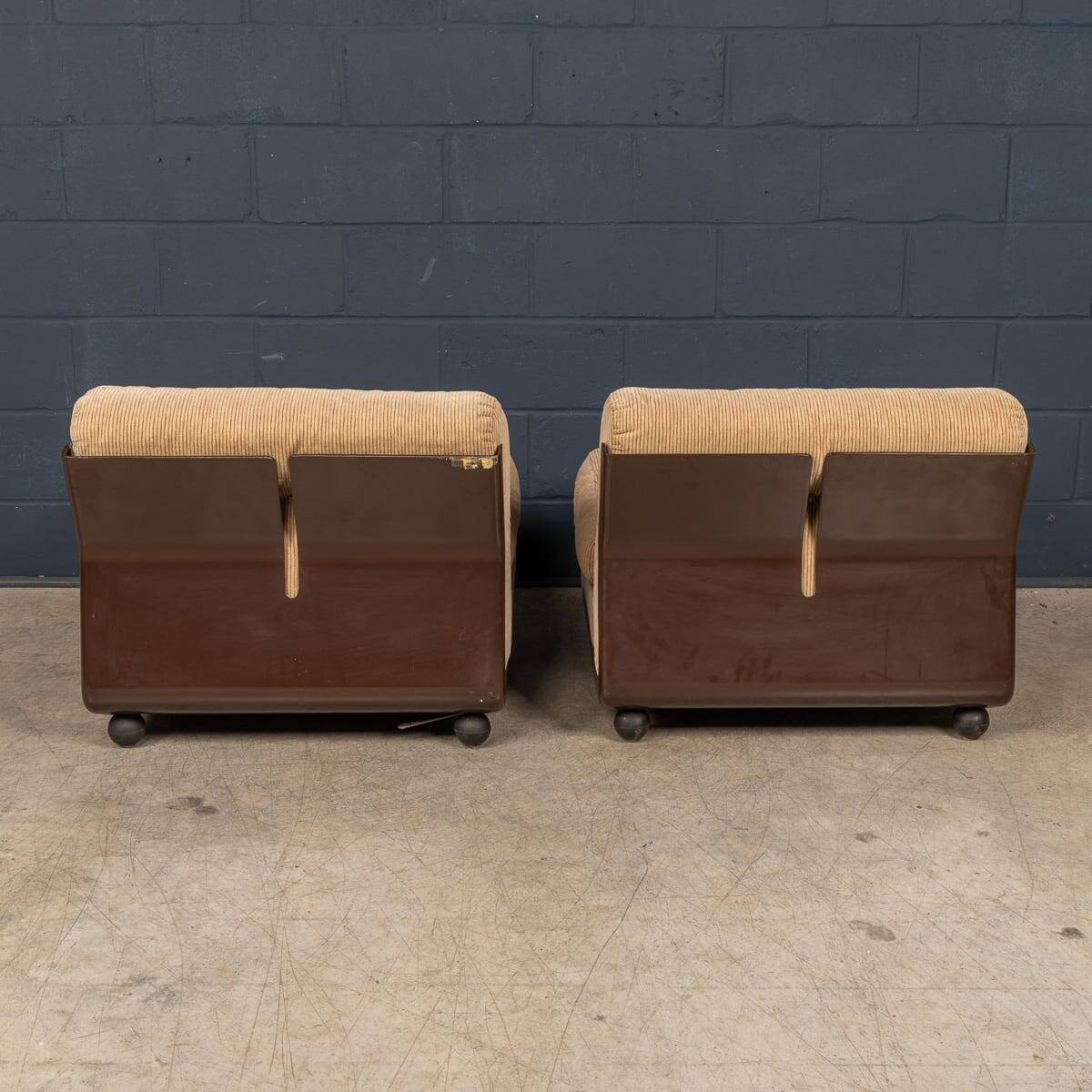 Italian "amanta" 4-piece modular sofa by mario bellini for b&b italia c1980