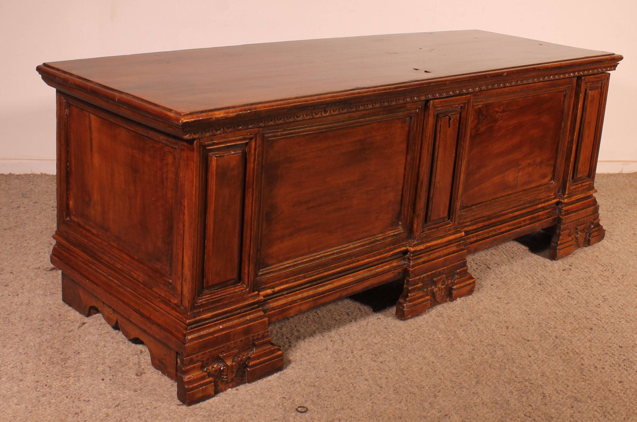 Italian Renaissance Walnut Chest - 16th Century