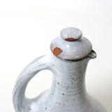 Jeanne and Norbert Pierlot, pitcher and cork in enamelled stoneware, 26cm.