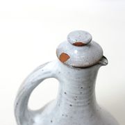 Pichet et bouchon en grès émaillé, 26cm