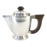 Silver metal coffee / tea service art deco 3 pieces