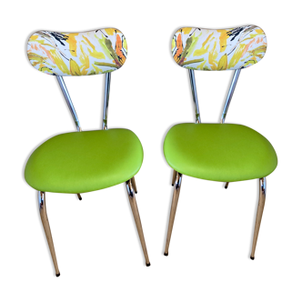 Chaises formica vintage revisitées