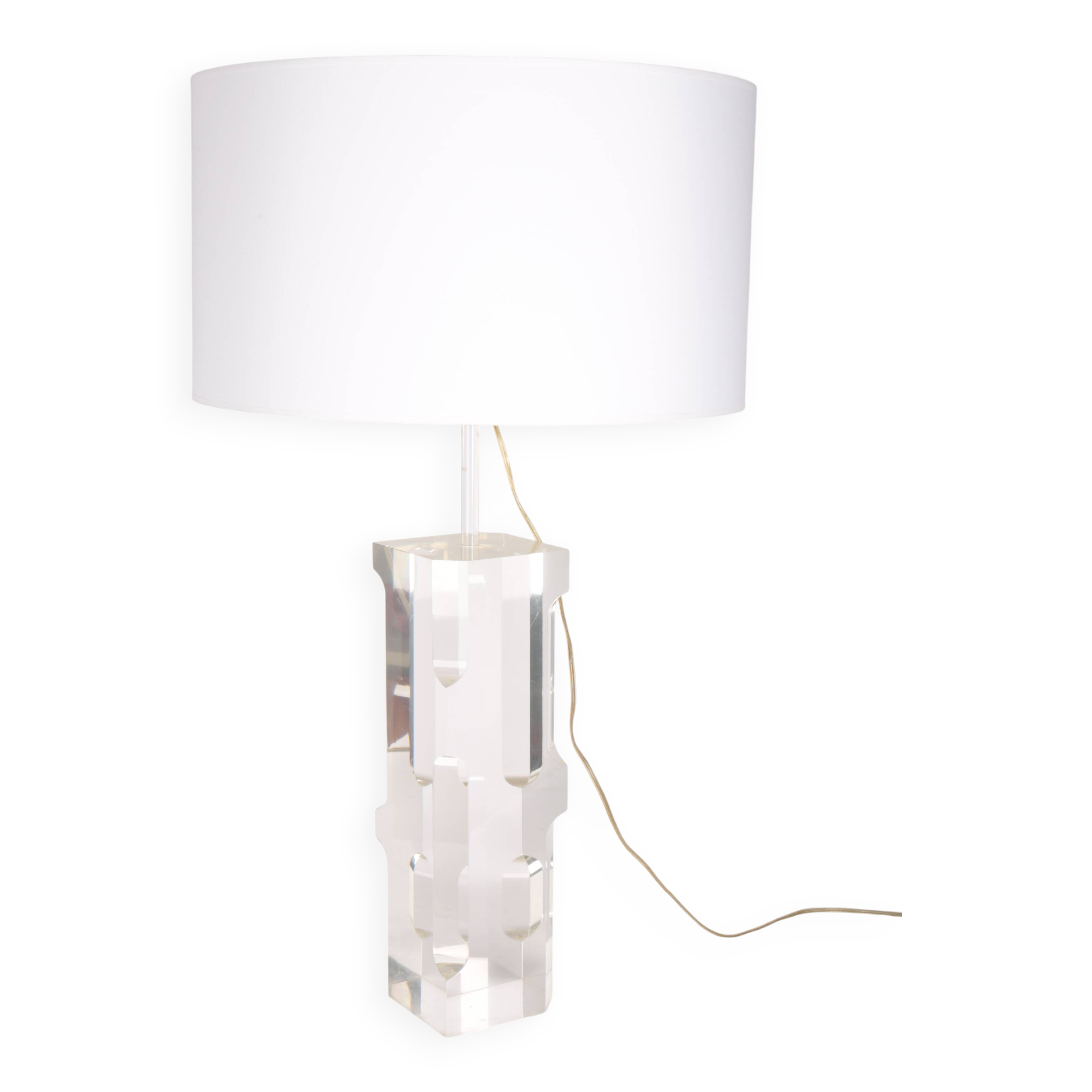 Large sculptural lamp attributed to Alessio Tasca, Italy circa 1970