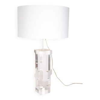Grande lampe sculpturale attribuée à Alessio Tasca, Italie vers 1970